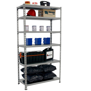 Simonrack Schwerlastregal SIMONCLICK MEGAPLUS 8425437091612 grau 120,0 x 50,0 x 250,0 cm von SIMONRACK
