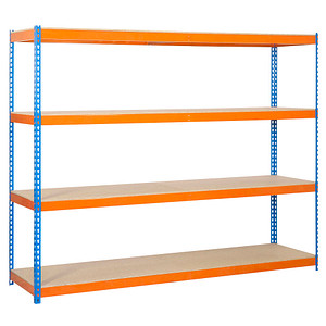 Simonrack Schwerlastregal SIMONFORTE 1804-4 458100045201848 blau, orange 180,0 x 45,0 x 200,0 cm von SIMONRACK