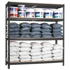 Simonrack Schwerlastregal SIMONFORTE CHIPBOARD 8425437102738 anthrazit 180,0 x 60,0 x 200,0 cm Simonrack Schwerlastregal SIMONFORTE CHIPBOARD 8425437102738 anthrazit 180,0 x 60,0 x 200,0 cm von SIMONRACK