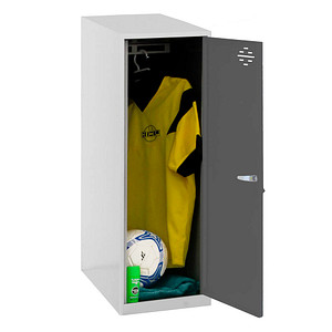 Simonrack Spind SIMONLOCKER DISM SINGLE anthrazit, grau 8425437108587, 1 Schließfach 30,0 x 50,0 x 91,5 cm von SIMONRACK