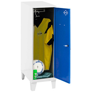 Simonrack Spind SIMONLOCKER DISM SINGLE weiß, blau 8425437120381, 1 Schließfach 30,0 x 50,0 x 101,5 cm Simonrack Spind SIMONLOCKER DISM SINGLE weiß, blau 8425437120381, 1 Schließfach 30,0 x 50,0 x 101,5 cm von SIMONRACK