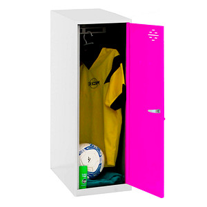 Simonrack Spind SIMONLOCKER DISM SINGLE weiß, pink 8425437116636, 1 Schließfach 30,0 x 50,0 x 91,5 cm Simonrack Spind SIMONLOCKER DISM SINGLE weiß, pink 8425437116636, 1 Schließfach 30,0 x 50,0 x 91,5 cm von SIMONRACK