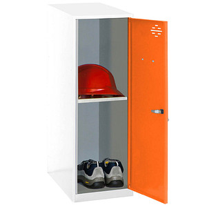 Simonrack Spind SIMONLOCKER DISM weiß, orange 8425437119385, 1 Schließfach 40,0 x 50,0 x 91,5 cm von SIMONRACK