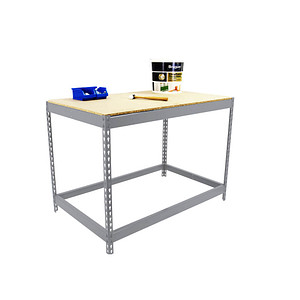 Simonrack Werkbank SIMONWORK BASIC 1 silber 210,0 x 60,0 x 90,0 cm Simonrack Werkbank SIMONWORK BASIC 1 silber 210,0 x 60,0 x 90,0 cm von SIMONRACK