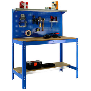 Simonrack Werkbank-Set SIMONWORK BT3 blau 121,0 x 61,0 x 144,5 cm von SIMONRACK
