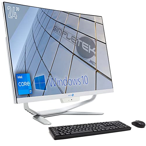 All-in-One PC 24 Zoll Full HD Gebogen Core i7 Bis 3,90 GHz Windows 10 Pro 16 GB RAM SSD 2 TB + 240 GB Webcam 1080p WiFi5 BT HDMI Festcomputer Aio Haus Schule Arbeit Simpletek All-in-One PC 24 Zoll Full HD Gebogen Core i7 Bis 3,90 GHz Windows 10 Pro 16 GB RAM SSD 2 TB + 240 GB Webcam 1080p WiFi5 BT HDMI Festcomputer Aio Haus Schule Arbeit Simpletek von SIMPLETEK