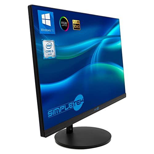 SIMPLETEK - All-in-One 24 Zoll Full HD Core i5 Bis 3,1 GHz Windows 10 | RAM 8 GB SSDmSATA 120 GB + SSD 2,5 Zoll 2 TB Maus und Wireless Tastatur SIMPLETEK - All-in-One 24 Zoll Full HD Core i5 Bis 3,1 GHz Windows 10 | RAM 8 GB SSDmSATA 120 GB + SSD 2,5 Zoll 2 TB Maus und Wireless Tastatur von SIMPLETEK