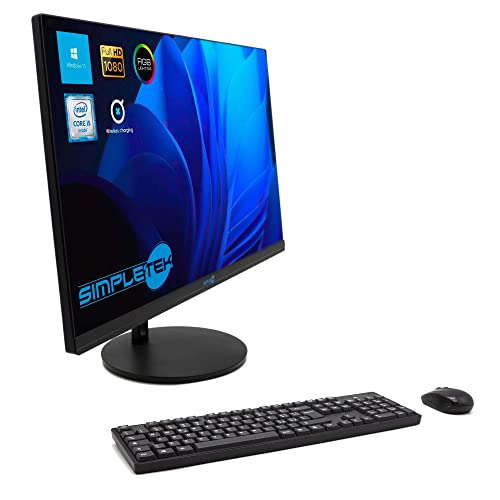 SIMPLETEK All in One AiO 24 Zoll FHD Core i5 bis 3,1 GHz Windows 11 16 GB RAM 2 TB SSD | Wireless Ladestation LED RGB Kit Maus Tastatur Wireless Webcam PopUp SIMPLETEK All in One AiO 24 Zoll FHD Core i5 bis 3,1 GHz Windows 11 16 GB RAM 2 TB SSD | Wireless Ladestation LED RGB Kit Maus Tastatur Wireless Webcam PopUp von SIMPLETEK