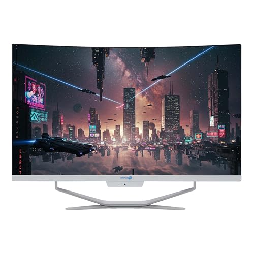 SIMPLETEK All-in-One AiO 27 Zoll FHD Curvo Windows 10 Celeron bis 1,8 GHz 16 GB RAM SSD 120 GB + kabellose Maus inklusive Webcam PC Gaming Curved Streaming Home Arbeit Computer für Jungen SIMPLETEK All-in-One AiO 27 Zoll FHD Curvo Windows 10 Celeron bis 1,8 GHz 16 GB RAM SSD 120 GB + kabellose Maus inklusive Webcam PC Gaming Curved Streaming Home Arbeit Computer für Jungen von SIMPLETEK