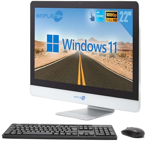 SIMPLETEK All-in-One AiO Touchscreen 22 Zoll Full HD Core i3 3120M 2,5 GHz Windows 10 Pro 8 GB RAM SSD 120 GB Webcam Touchscreen interne Lautsprecher + kabellose Maus und Tastatur SIMPLETEK All-in-One AiO Touchscreen 22 Zoll Full HD Core i3 3120M 2,5 GHz Windows 10 Pro 8 GB RAM SSD 120 GB Webcam Touchscreen interne Lautsprecher + kabellose Maus und Tastatur von SIMPLETEK