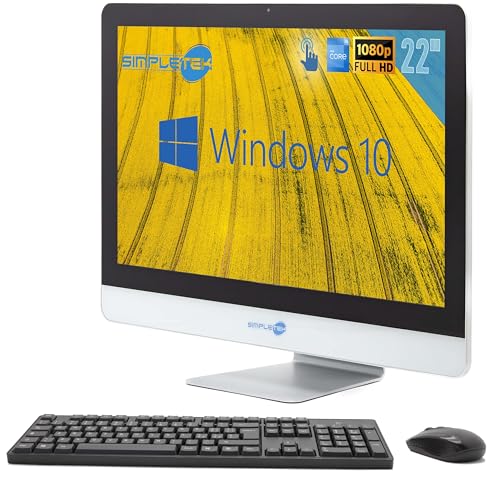 SIMPLETEK All-in-One AiO Touchscreen 22 Zoll Full HD Core i5 2500T 2,3 GHz Windows 10 Pro | 4 GB RAM SSD 240 GB | Webcam 0 Touchscreen interne Lautsprecher + kabellose Maus und Tastatur | SIMPLETEK All-in-One AiO Touchscreen 22 Zoll Full HD Core i5 2500T 2,3 GHz Windows 10 Pro | 4 GB RAM SSD 240 GB | Webcam 0 Touchscreen interne Lautsprecher + kabellose Maus und Tastatur | von SIMPLETEK
