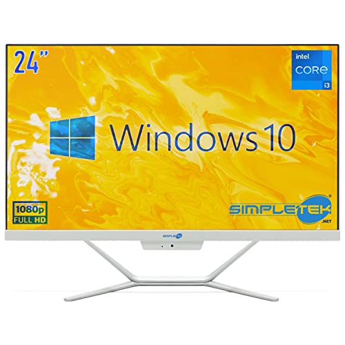 SIMPLETEK All in One Core i3 Windows 10 Pro 24 Zoll FHD | 16 GB RAM SSD 240 GB | Integrierte Webcam WiFi5 | Fixed Desktop Aio Büro Home Schule SIMPLETEK All in One Core i3 Windows 10 Pro 24 Zoll FHD | 16 GB RAM SSD 240 GB | Integrierte Webcam WiFi5 | Fixed Desktop Aio Büro Home Schule von SIMPLETEK