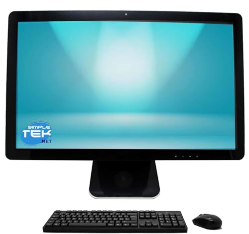 SIMPLETEK All-in-One PC 23" Full HD i5 16GB 4TB Windows 11 Pro AiO | Mit Webcam und integrierten Lautsprechern | HDMI und Wireless Mouse Kit (Generalüberholt) von SIMPLETEK