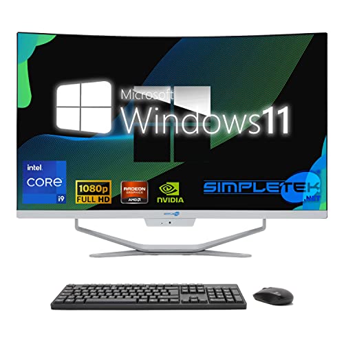 SIMPLETEK - All-in-One-PC 27" Curved Windows 11 | Core i9 Prozessor 12. Gen mit GTX1650 Grafikkarte 4GB | 32GB RAM DDR4 SSD 2TB SIMPLETEK - All-in-One-PC 27" Curved Windows 11 | Core i9 Prozessor 12. Gen mit GTX1650 Grafikkarte 4GB | 32GB RAM DDR4 SSD 2TB von SIMPLETEK