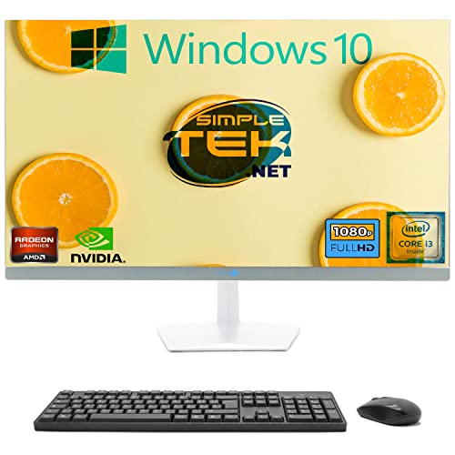 SIMPLETEK - All-in-One-PC 27" FHD Core i3 Windows 10 Grafikkarte Radeon RX550 4GB | 16GB RAM SSD 2TB | Leistungsstark und vielseitig, Arbeit und Unterhaltung von SIMPLETEK