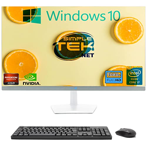 SIMPLETEK - All in One PC 27" FHD Core i7 Windows 10 Grafikkarte Nvidia GT730 4GB | 16GB RAM SSD 960GB | Leistungsstark und vielseitig, Arbeit und Unterhaltung von SIMPLETEK