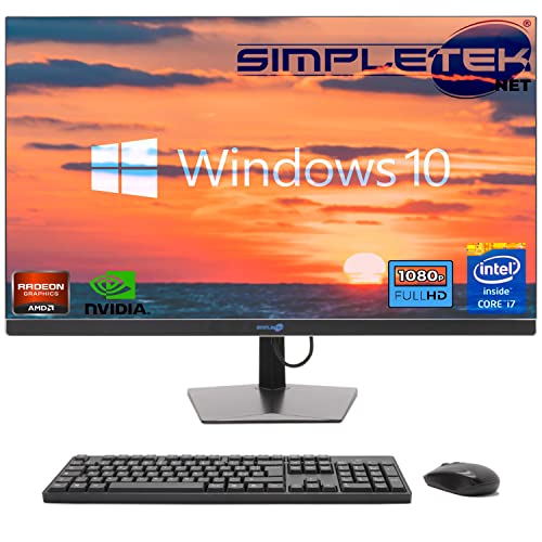 SIMPLETEK - All-in-One PC 27" FHD Core i7 Windows 10 Grafikkarte Nvidia GTX1650 4GB | 16GB RAM SSD 4TB | Leistungsstark und vielseitig, Arbeit und Unterhaltung von SIMPLETEK