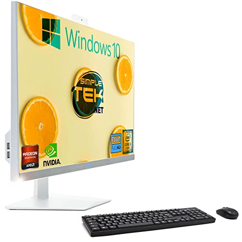 SIMPLETEK - All-in-One-PC FHD 27 Zoll Core i3 Grafikkarte Radeon RX550 4 GB | 16 GB RAM SSD 480 GB Leistungsstark, vielseitig einsetzbar von SIMPLETEK