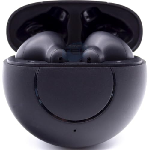 SIMPLETEK - Bluetooth 5.1 i18 Kopfhörer | USB-C | Bis zu 18 Stunden insgesamt | Schnellladung | HD-Audio | Touch Control | Schwarz (Generalüberholt) von SIMPLETEK