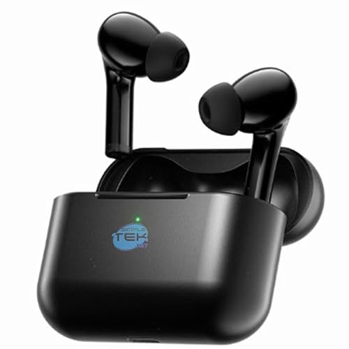 SIMPLETEK - Bluetooth In-Ear Kopfhörer IPX8, kabellos, wiederaufladbarer Akku, kompatibel mit Smartphone, PC, Tablet (überholt) von SIMPLETEK
