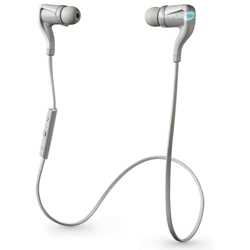 SIMPLETEK - Bluetooth In-Ear Sport Kopfhörer mit Kopfbügel | HD-Mikrofon | Integrierte Bedienelemente | Schweißresistent | Wireless (überholt) von SIMPLETEK