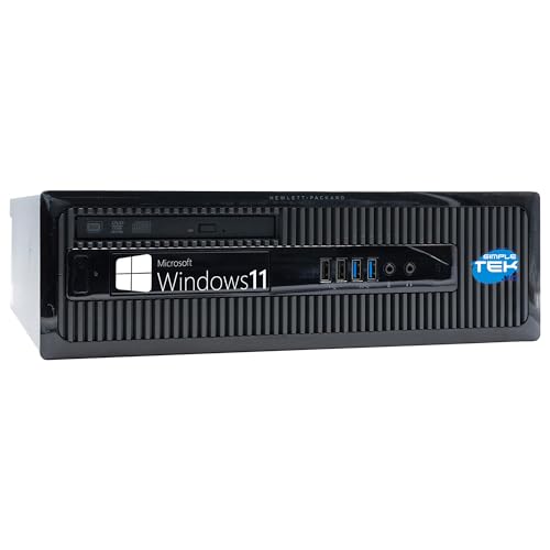 SIMPLETEK - Desktop-PC SFF Desktop PC i5 | Win 11 Pro | 16GB RAM | 240GB SSD + 1TB HDD | GT710 1GB | DVD-RW CD | RS232 (Generalüberholt) von SIMPLETEK