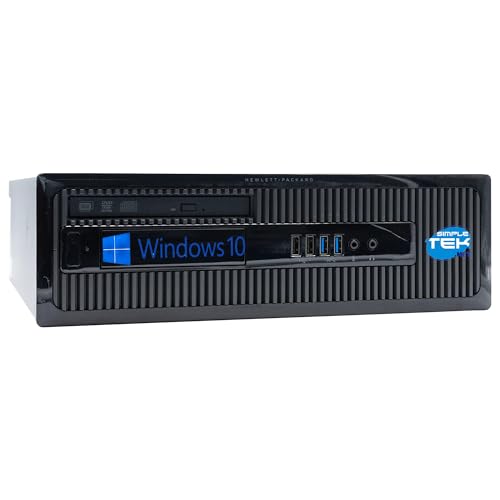 SIMPLETEK - Desktop-PC SFF Desktop PC i7 | Win 10 Pro | 16GB RAM | 240GB SSD + 1TB HDD | GT710 1GB | DVD-RW CD | RS232 (Generalüberholt) von SIMPLETEK