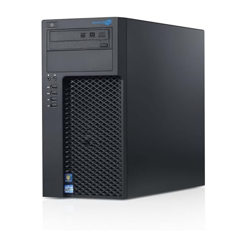 SIMPLETEK - Desktop-PC Workstation 16 GB 480 GB SSD | Windows 11 Professional | VGA + 2 x DisplayPort + RS232 Serieller Port DVD-ROM (überholt) von SIMPLETEK