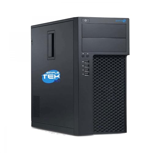 SIMPLETEK - Desktop-PC i7 4765T 16 GB 240 GB SSD | Windows 11 Professional | VGA + 2 x DisplayPort + RS232 Serieller Port DVD-ROM (Generalüberholt) von SIMPLETEK