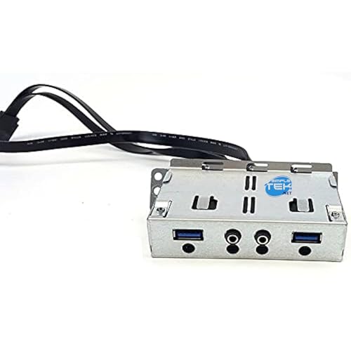 SIMPLETEK - Front-USB-Anschlüsse Kompatibel mit Lenovo M93P Fru 54Y9374 Eingang und Ausgang Jack Audio Kopfhörer Mikrofon (überholt) von SIMPLETEK