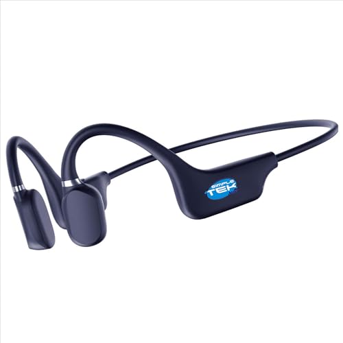 SIMPLETEK - Kabellose Knochenleitungs-Kopfhörer mit Bluetooth 5.0 Technologie, HD-Stereo, 8 Stunden Spielzeit, leicht und sportlich (Generalüberholt) von SIMPLETEK
