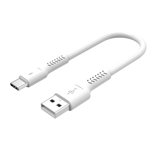 SIMPLETEK - Kurzes USB-C-Kabel 20 cm weiß zum schnellen Aufladen von Smartphone, Kopfhörer, Power Bank, Telefon - Kompatibel mit Android, iOS SIMPLETEK - Kurzes USB-C-Kabel 20 cm weiß zum schnellen Aufladen von Smartphone, Kopfhörer, Power Bank, Telefon - Kompatibel mit Android, iOS von SIMPLETEK