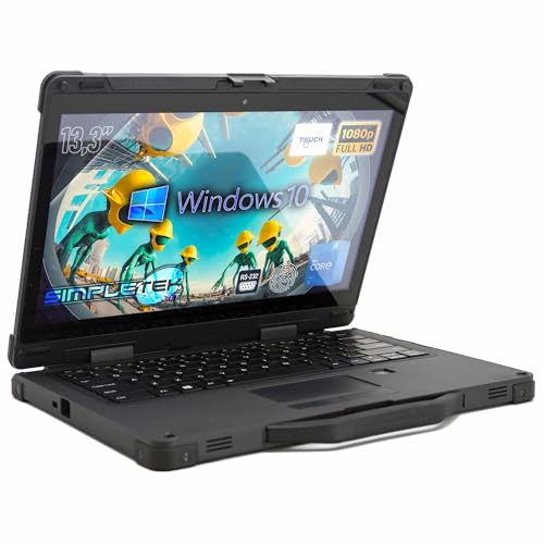 SIMPLETEK - Laptop Rugged Core i5 11°Gen Display 13" FHD Touchscreen | 16GB RAM und SSD 240GB Windows 10 | Large Battery Stoßfest Staubdicht IP65 Seriell RS232 SIMPLETEK - Laptop Rugged Core i5 11°Gen Display 13" FHD Touchscreen | 16GB RAM und SSD 240GB Windows 10 | Large Battery Stoßfest Staubdicht IP65 Seriell RS232 von SIMPLETEK