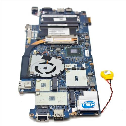 SIMPLETEK Motherboard 6430U I5-3437U PCN3082590G AT0R80010SL CN-0YH18X-75148 0YH18X / Motherboard + CPU-Lüfter + Bios-Batterie (generalüberholt) von SIMPLETEK