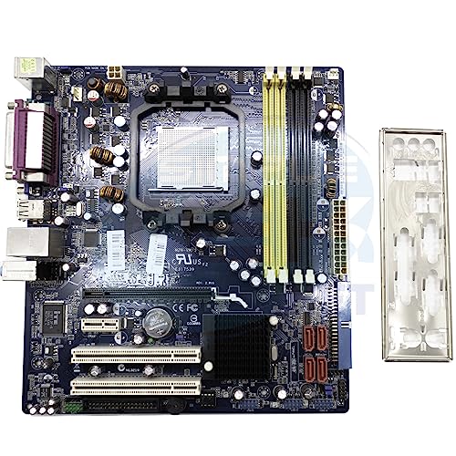 SIMPLETEK Motherboard mit Sockelblende AM2 m-ATX | 4X DDR2 | VGA DVI | PCIe x16 (überholt) von SIMPLETEK