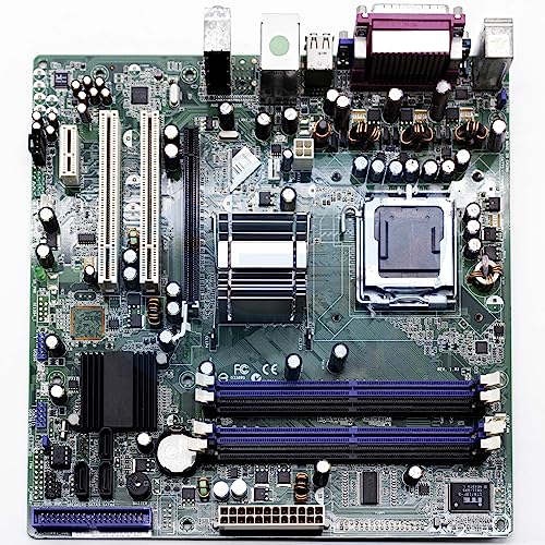 SIMPLETEK Motherboard mit Sockelblende LGA775 m-ATX | DDR2 | RS232 LPT | VGA | PCIe x16 (überholt) von SIMPLETEK