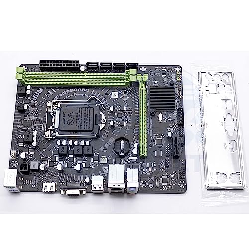 SIMPLETEK – Motherboard mit microATX LGA 1155 Blende | DDR3 Videokarte | HDMI VGA und PS2 | PCIe x1 von SIMPLETEK