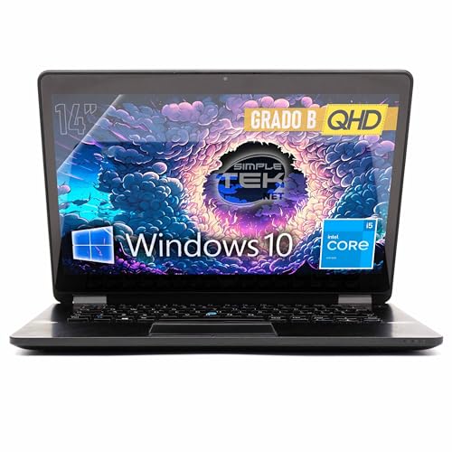 SIMPLETEK - Notebook 14 Zoll FHD Core i5 32 GB RAM 120 GB SSD M.2 Windows 10 Pro italienisches Layout integrierte Webcam, WiFi, BT, HDMI, miniDP (Generalüberholt) von SIMPLETEK