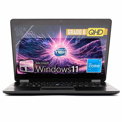 SIMPLETEK - Notebook 14 Zoll FHD Core i5 32 GB RAM 960 GB SSD M.2 Windows 11 Pro italienisches Layout integrierte Webcam, WiFi, BT, HDMI, miniDP (Generalüberholt) von SIMPLETEK