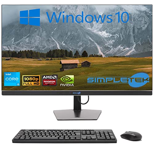 SIMPLETEK - PC All in One 27" Display Curved Windows 10 | Core i3 12° Gen Grafikkarte GT730 4GB | 16GB RAM DDR4 SSD 960GB | Arbeit, Gaming SIMPLETEK - PC All in One 27" Display Curved Windows 10 | Core i3 12° Gen Grafikkarte GT730 4GB | 16GB RAM DDR4 SSD 960GB | Arbeit, Gaming von SIMPLETEK