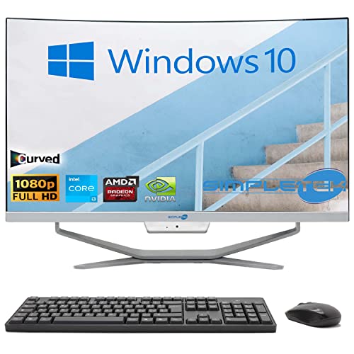 SIMPLETEK - PC All in One Display Curved 24" Core i3 Grafikkarte GTX 1050Ti 4GB Windows 10 | 32GB SSD 2TB | Unterhaltungsarbeit SIMPLETEK - PC All in One Display Curved 24" Core i3 Grafikkarte GTX 1050Ti 4GB Windows 10 | 32GB SSD 2TB | Unterhaltungsarbeit von SIMPLETEK