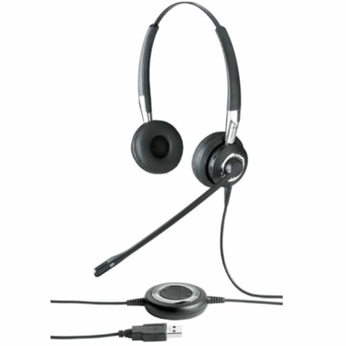 SIMPLETEK - Professionelle Kopfhörer 2499-823-209 Duo USB + Bluetooth mit Noise Cancelling Mikrofon - Kompatibel mit Mac, Windows - Optimiert für Call Center SIMPLETEK - Professionelle Kopfhörer 2499-823-209 Duo USB + Bluetooth mit Noise Cancelling Mikrofon - Kompatibel mit Mac, Windows - Optimiert für Call Center von SIMPLETEK
