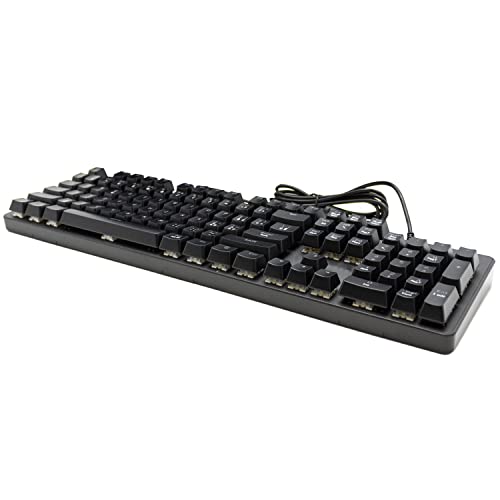 SIMPLETEK – Tastatur Von Gaming Mechanical Programmierbar Mit Hintergrundbeleuchtung Verkabelt 14 Farben, USB, Argb, Schalter Blau von SIMPLETEK