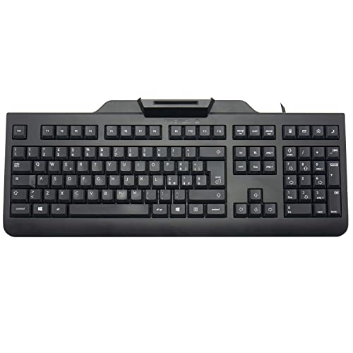 SIMPLETEK - Tastatur mit USB-Draht-Layout mit Smart Card Reader für digitale Signatur | Büro mit Numerischer SmartCard Tastatur (überholt) von SIMPLETEK
