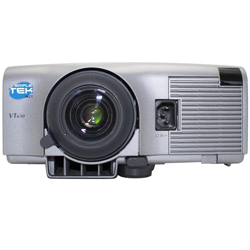 SIMPLETEK - VT650 Beamer 1500 Lumen VGA RCA Computerprojektor (überholt) von SIMPLETEK