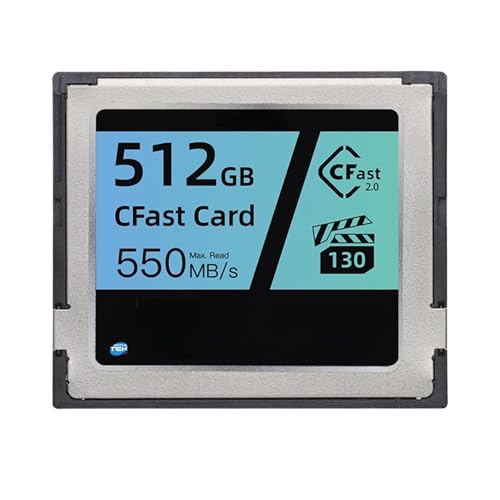 Simpletek Fast Card 2.0 Professionelle Video-Speicherkarte | 512GB, 550MB/s, 4K von SIMPLETEK