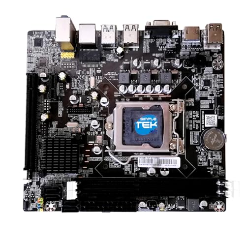 Simpletek - LGA1155 Micro-ATX-Motherboard mit Unterstützung CPU 2. und 3. Generation, M.2, VGA, DVI, HDMI und 2x DDR3 bis zu 16GB Simpletek - LGA1155 Micro-ATX-Motherboard mit Unterstützung CPU 2. und 3. Generation, M.2, VGA, DVI, HDMI und 2x DDR3 bis zu 16GB von SIMPLETEK