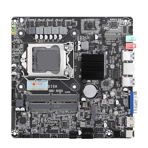 Simpletek - Mini-ATX-Motherboard Modell H510M-I | Sockel LGA1200 - DDR4 Sodimm AMI UEFI BIOS | Abmessungen 170 x 170 mm | SATA-Kabel und Blende im Lieferumfang enthalten von SIMPLETEK
