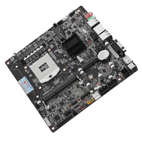 Simpletek - Mini-ATX-Motherboard Modell HM65 | Sockel PGA988 - DDR3 Sodimm AMI UEFI BIOS | Abmessungen 17 x 17 mm | SATA-Kabel und Blende im Lieferumfang enthalten von SIMPLETEK