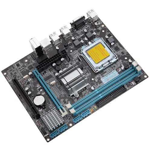Simpletek - Motherboard-kompatibler G41 LGA 775 Micro-ATX-Chipsatz G41 | 2 x DDR3 MAX 8 GB | 4 x SATA2.0 3 Gbit/s | VGA USB 2.0 RJ45 Audio-Interface von SIMPLETEK